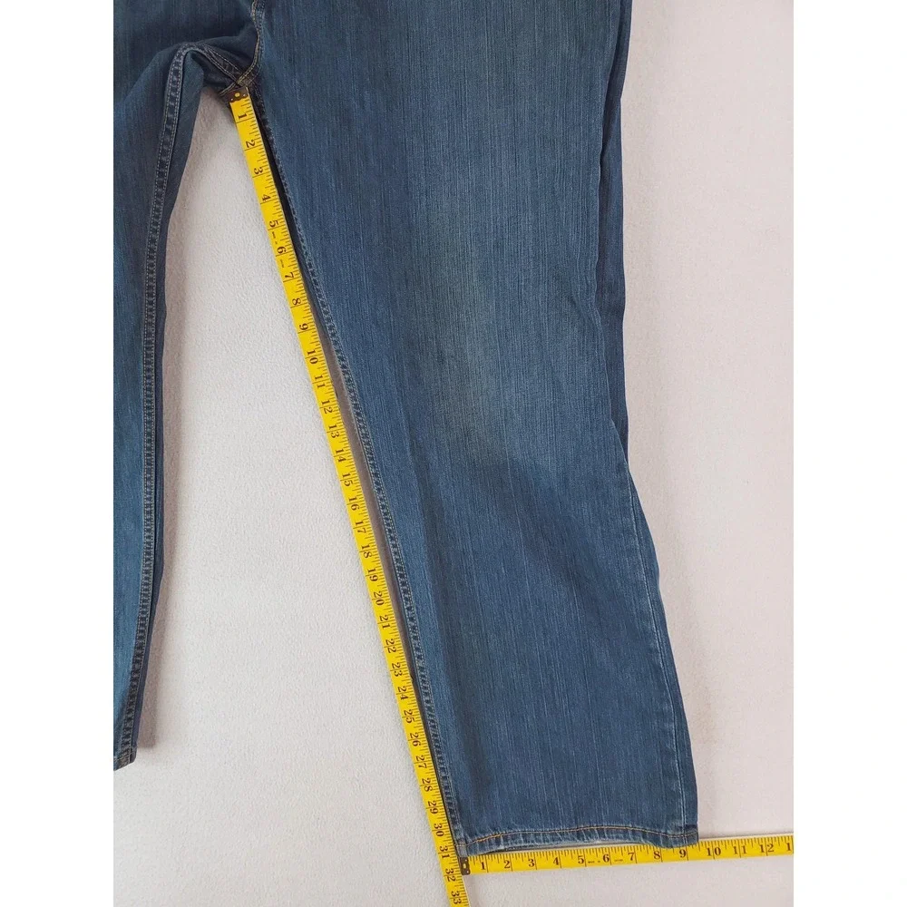 Levis 559 Jeans Mens 44x30 Blue Straight Leg Relaxed Fit Denim Medium Wash Pants